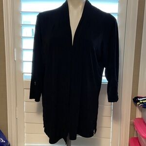 Elegant Black Women's Cardigan